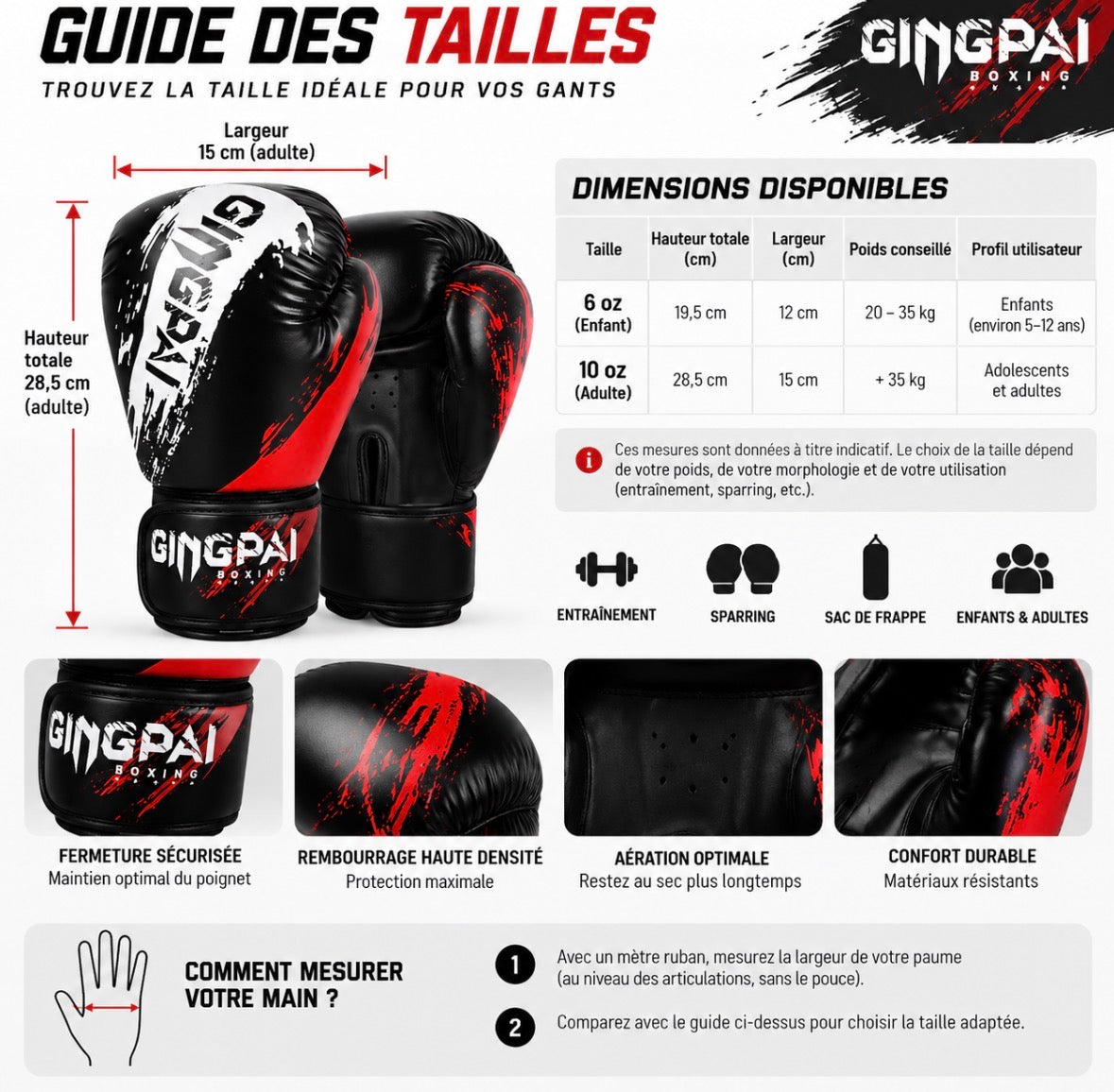 Gants de Boxe